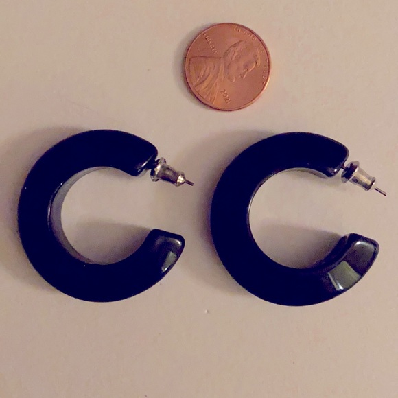 3 for $12.00.  Navy Earrings.  Bundle and Save. - Picture 2 of 2